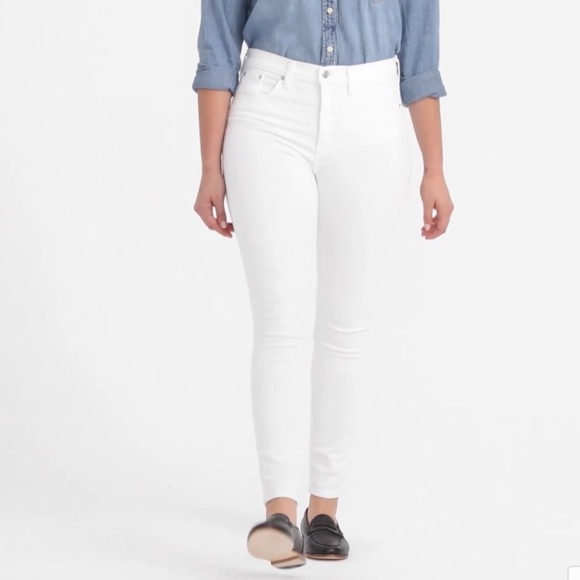 J. Crew Denim - J.  Crew 9” High Rise White Toothpick Jeans -  31